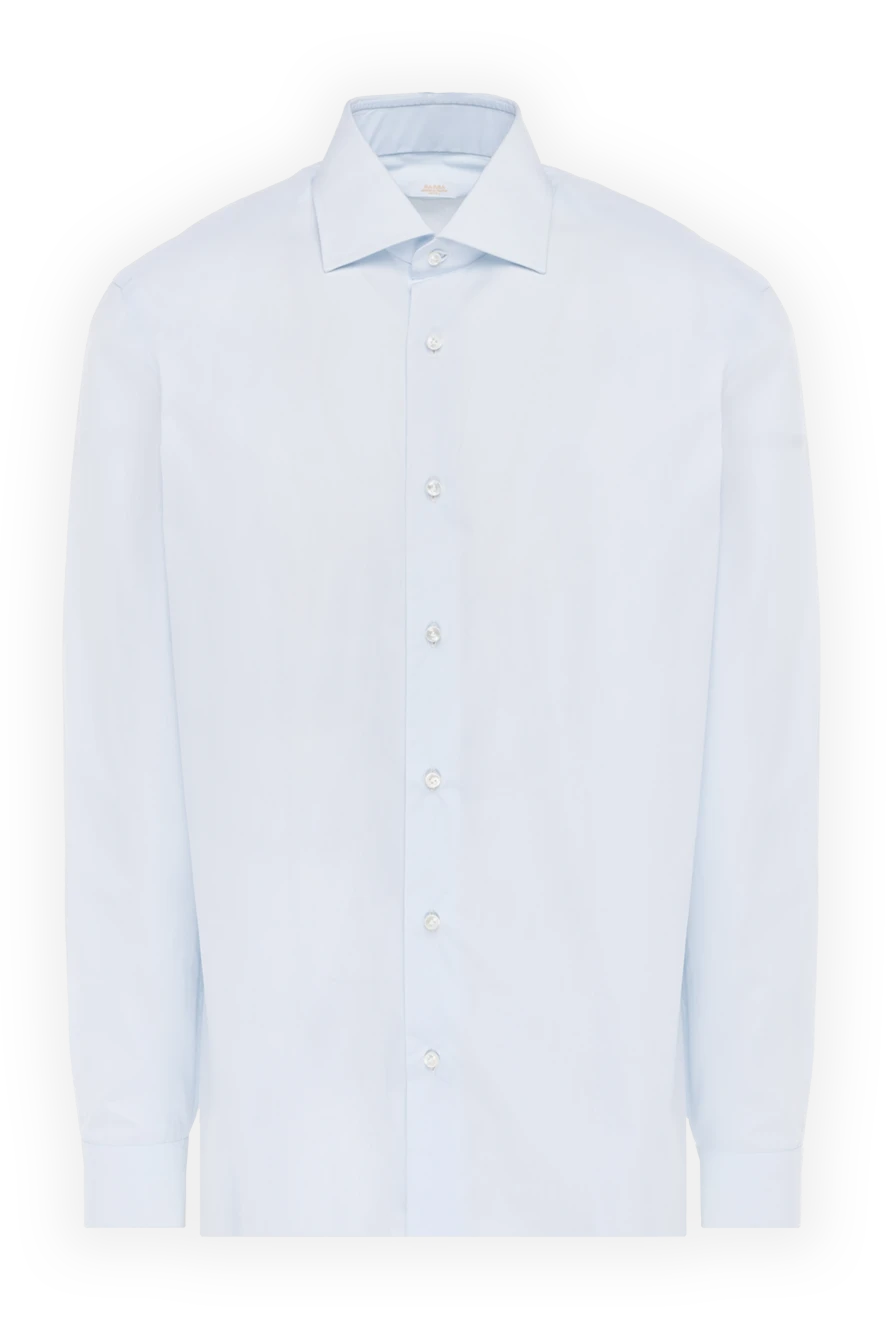 Barba Napoli man blue cotton shirt for men 141532 - photo 1