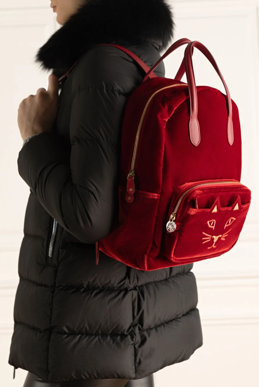 Charlotte Olympia woman red backpack for women buy with prices and photos 142006 - photo 2