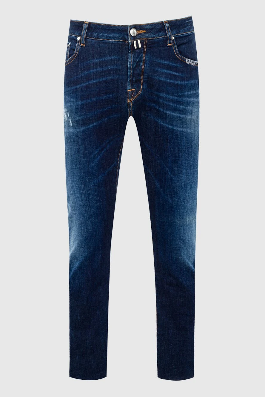 Jacob Cohen чоловічі джинси з бавовни та поліестеру сині чоловічі купити фото з цінами 142558 - фото 1