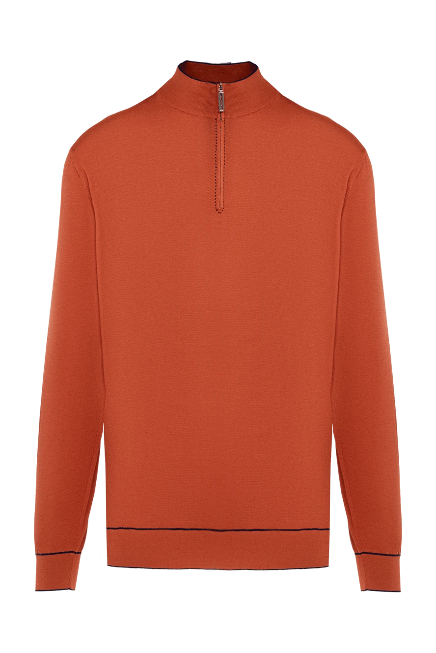 Stefano Ricci троєр з шовку помаранчевий чоловічий 143047 - фото 1