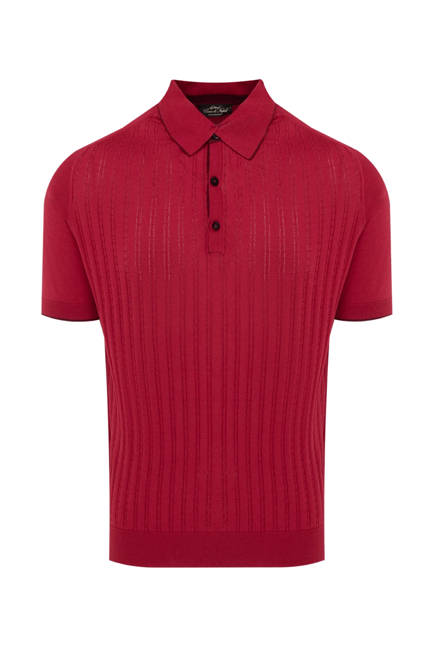 Cesare di Napoli man cotton polo red for men buy with prices and photos 143296 - photo 1