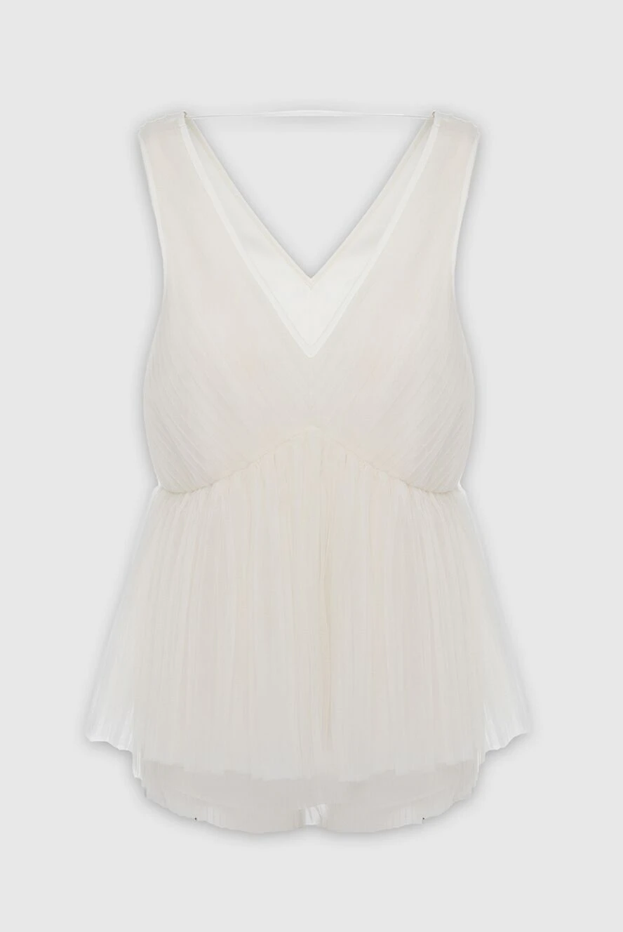 Brunello Cucinelli топ из полиамида серый женский 143449 - фото 1