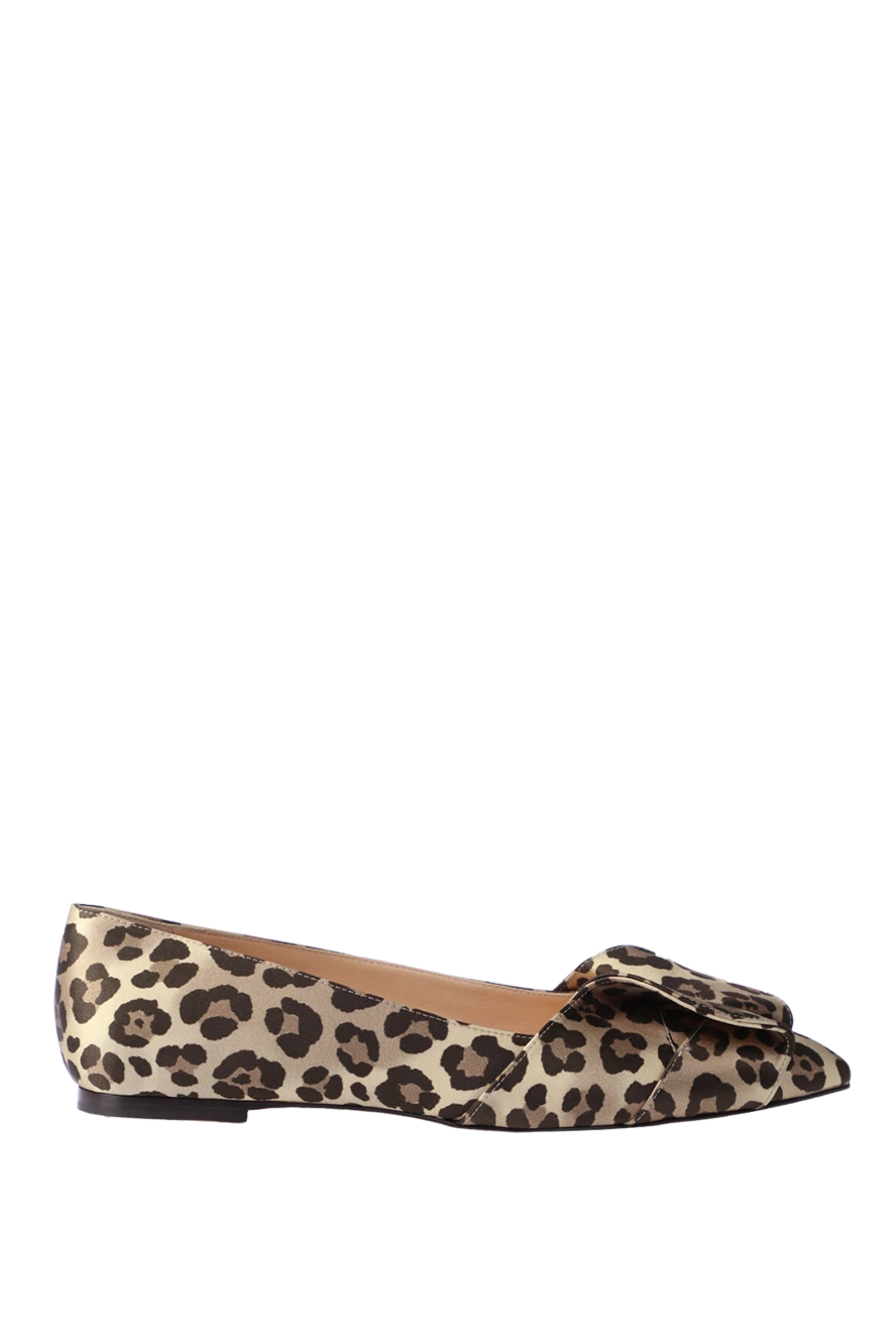 Charlotte Olympia женские туфли из шелка и кожи бежевые женские купить с ценами и фото 144070