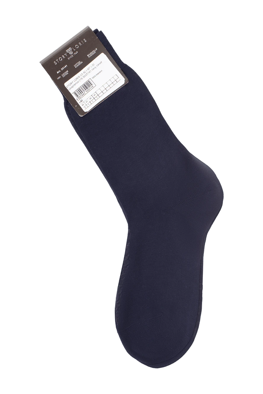 Story Loris man men's blue cotton socks buy with prices and photos 144255 - photo 2