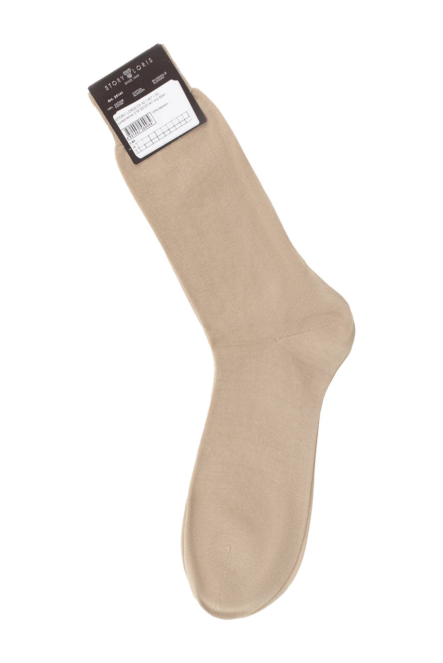 Story Loris man men's beige cotton socks buy with prices and photos 144256 - photo 2