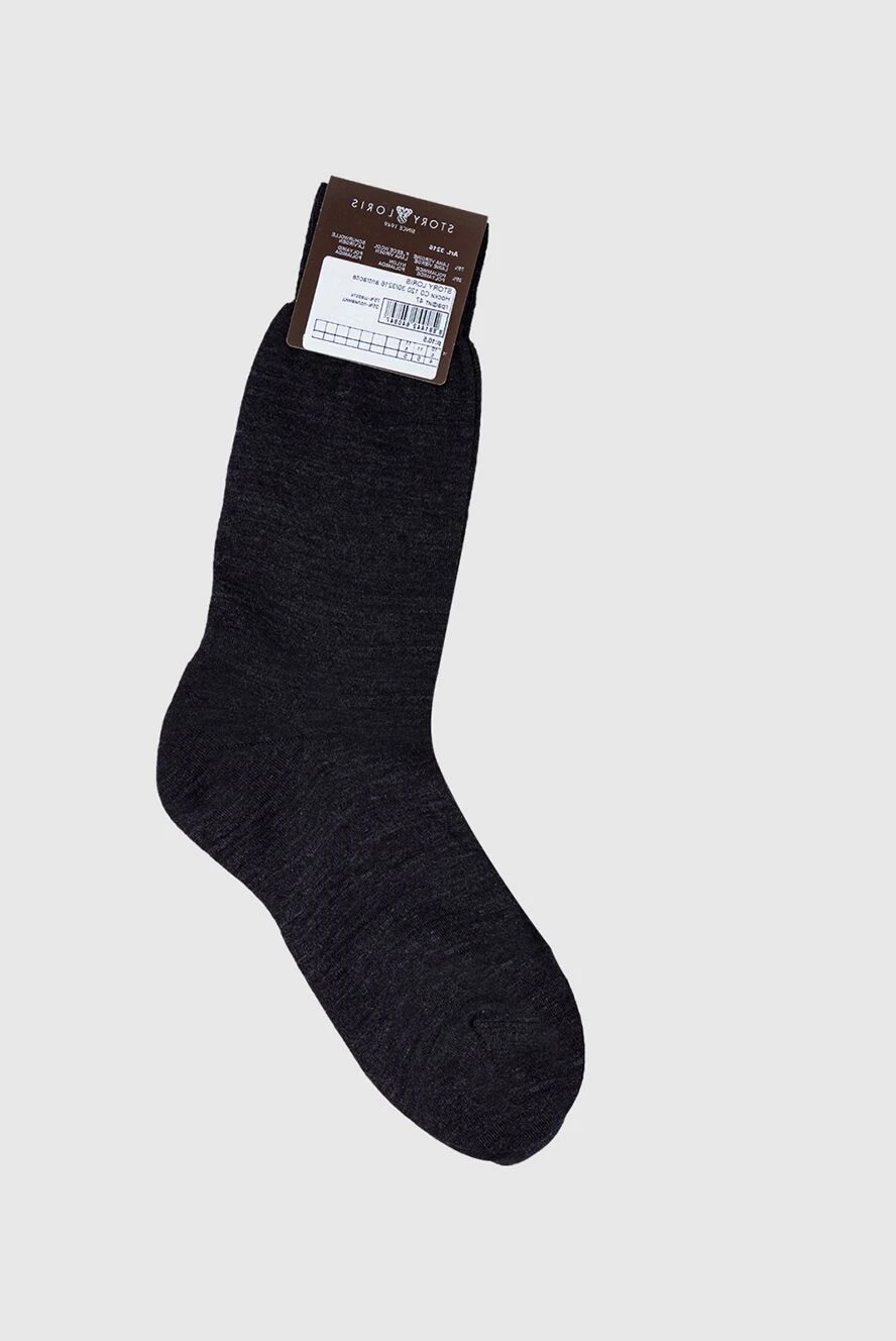 Story Loris чоловічі шкарпетки з вовни та поліаміду сірі чоловічі купити фото з цінами 144264 - фото 2