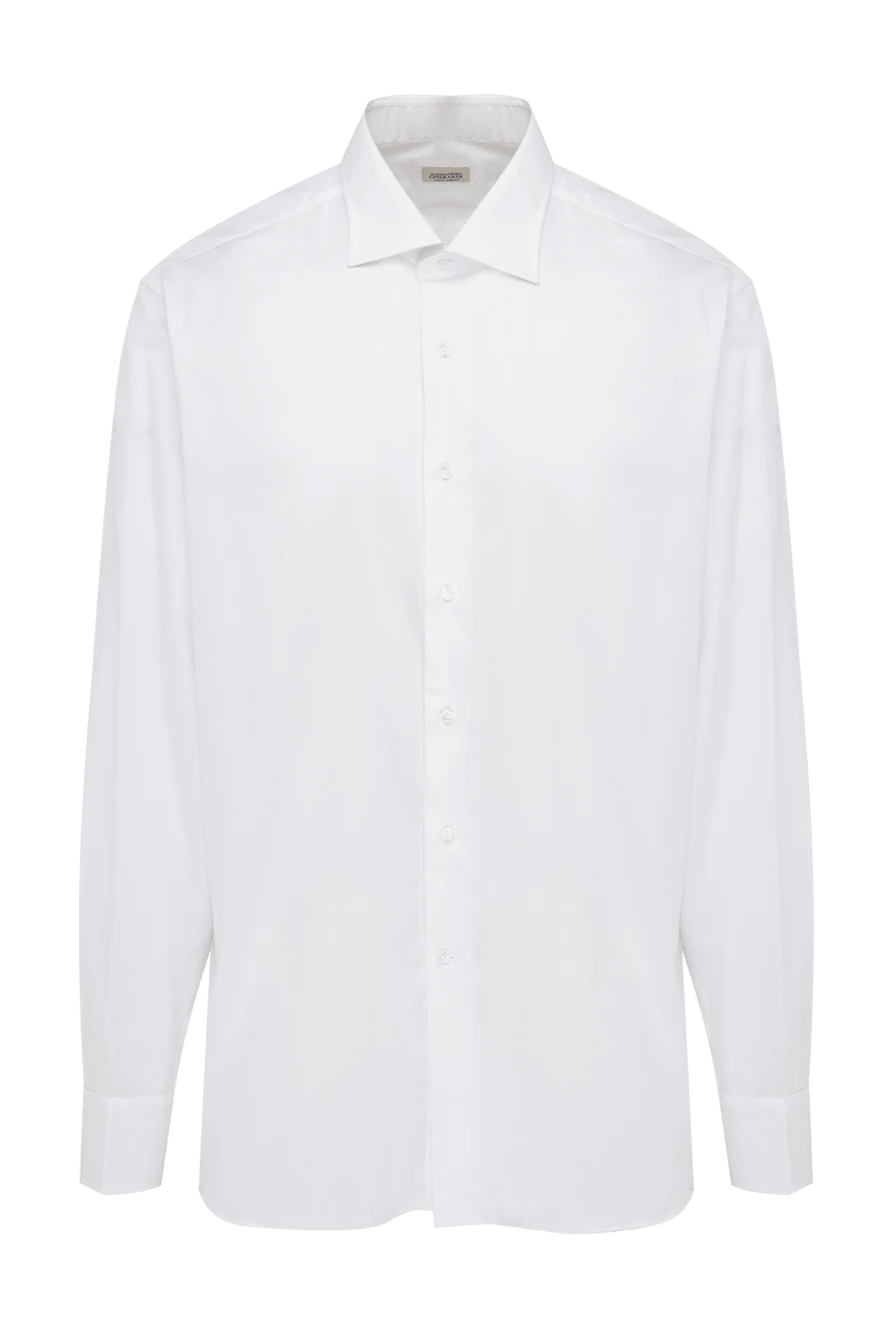 Alessandro Gherardi мужские сорочка из хлопка белая мужская купить с ценами и фото 145054