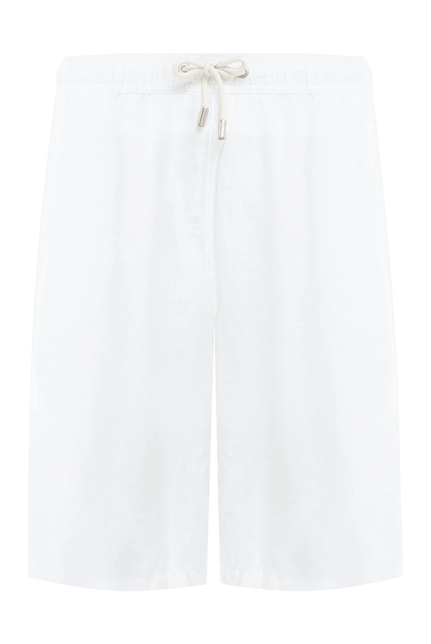 MC2 Saint Barth чоловічі шорти пляжні із льону білі чоловічі купити фото з цінами 145320 - фото 1
