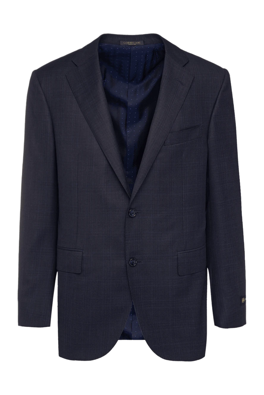 Corneliani man blue wool jacket for men 146659 - photo 1