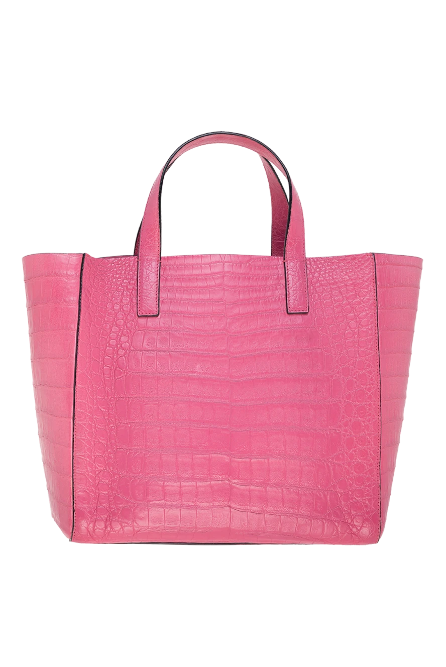 Parmeggiani женские сумка из кожи розовая женская купить с ценами и фото 147142 - фото 1