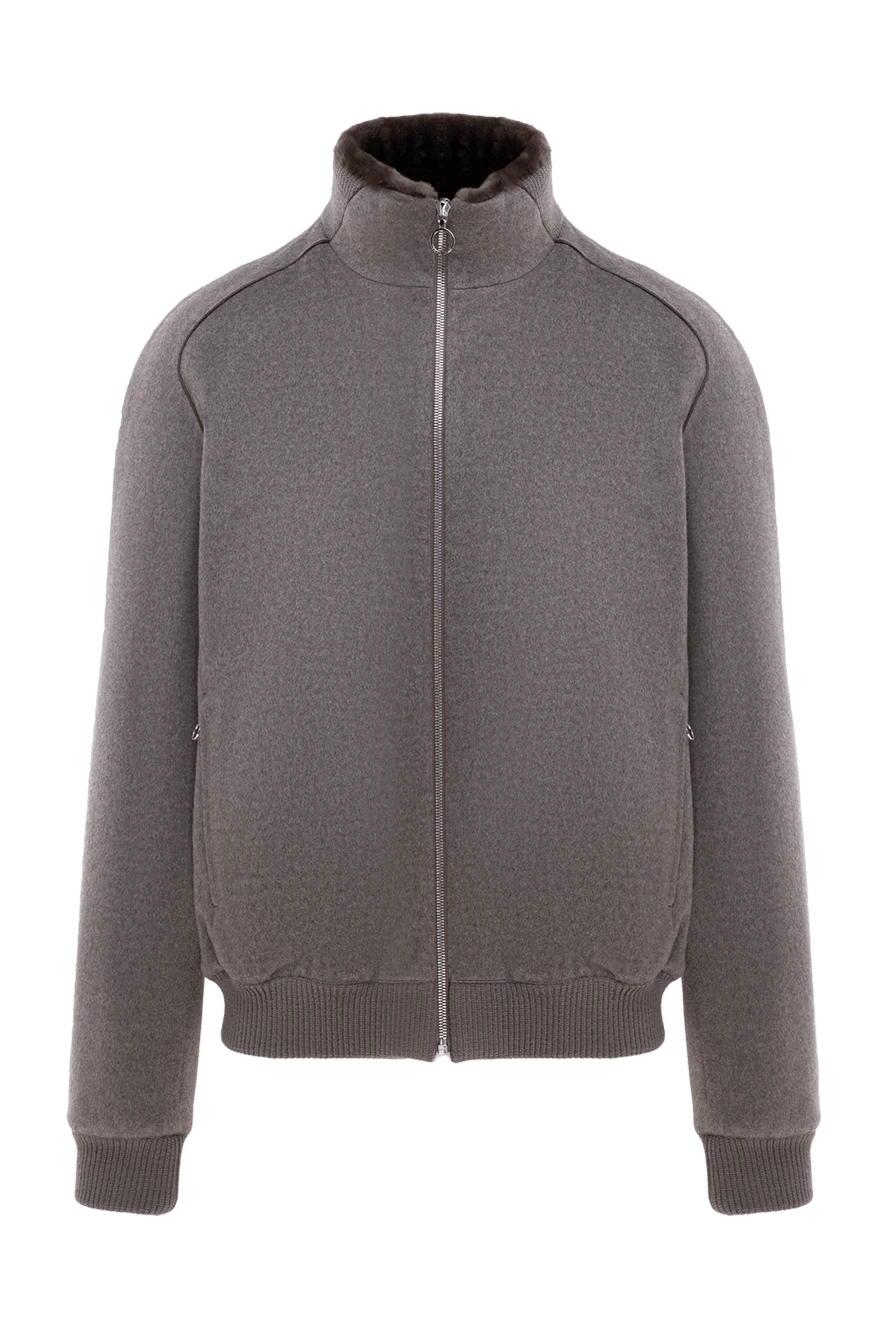Seraphin мужские куртка на меху из кашемира бежевая мужская купить с ценами и фото 147354 - фото 1