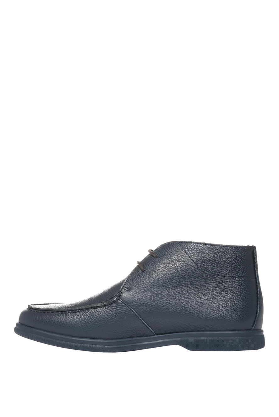 Andrea Ventura мужские мужские ботинки из кожи черные купить с ценами и фото 147688 - фото 1