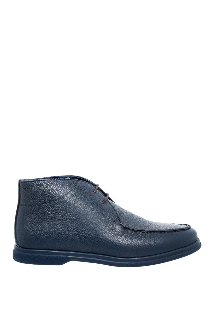 Andrea Ventura man blue leather men's boots buy with prices and photos 147689 - photo 1
