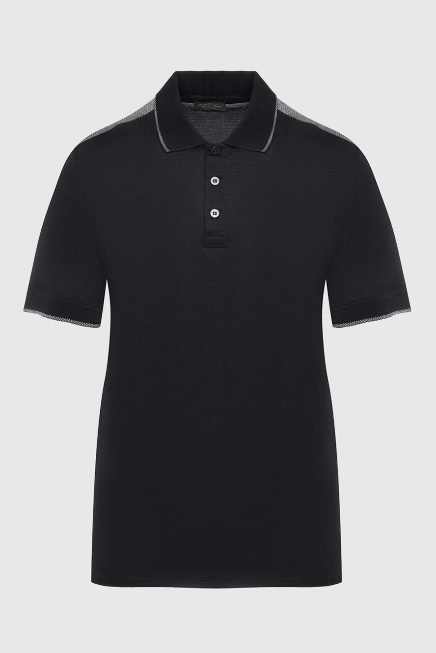 Cesare di Napoli man cotton polo black for men buy with prices and photos 148213 - photo 1