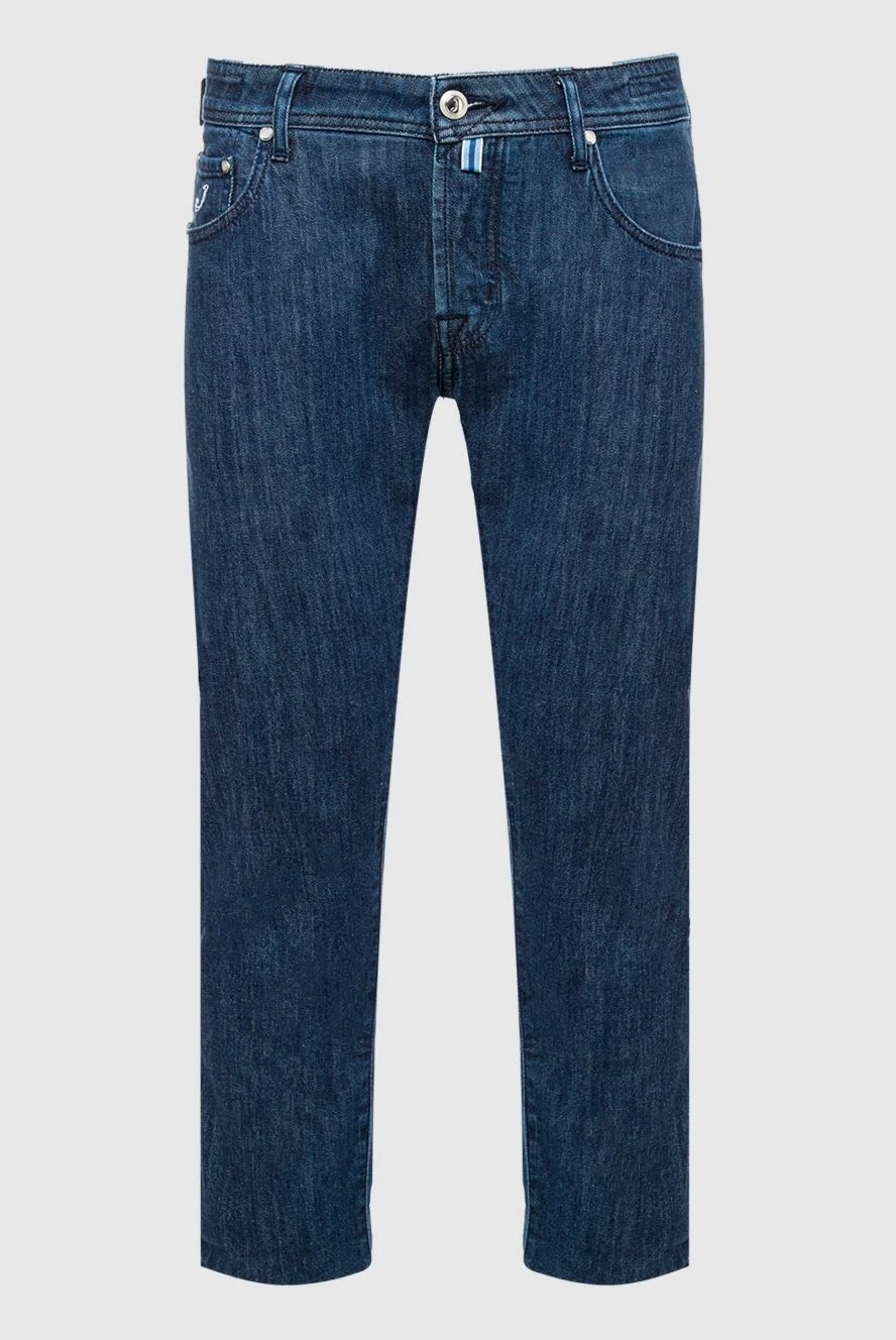 Jacob Cohen мужские джинсы из хлопка синие мужские купить с ценами и фото 148474