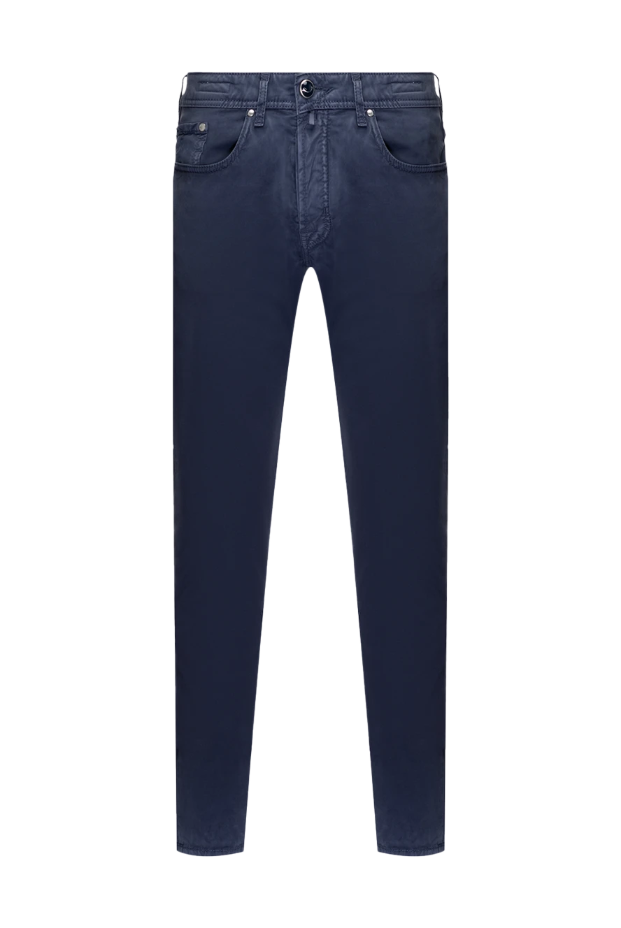Jacob Cohen мужские джинсы из хлопка синие мужские купить с ценами и фото 148798 - фото 1