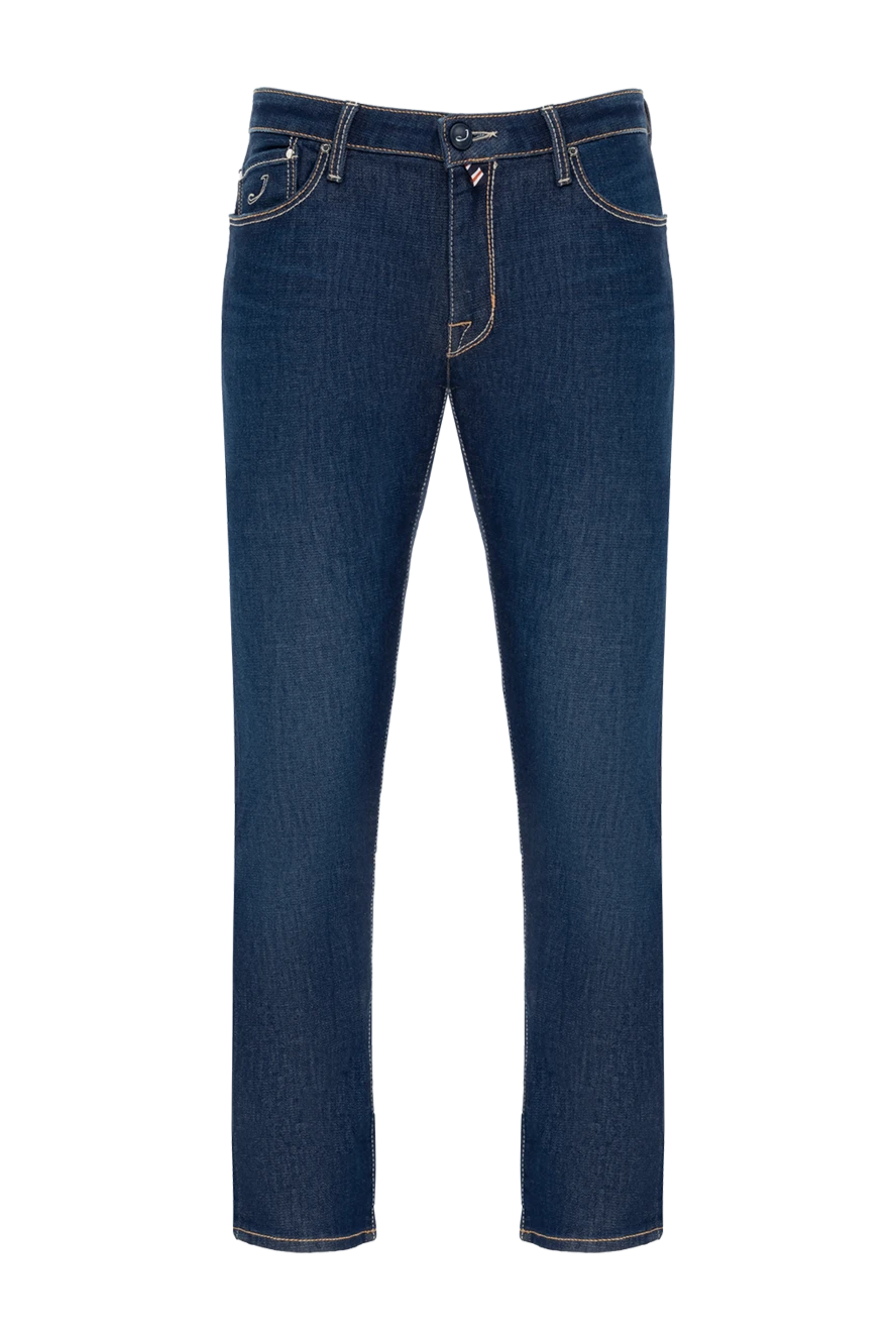 Jacob Cohen мужские джинсы из хлопка синие мужские купить с ценами и фото 148800 - фото 1