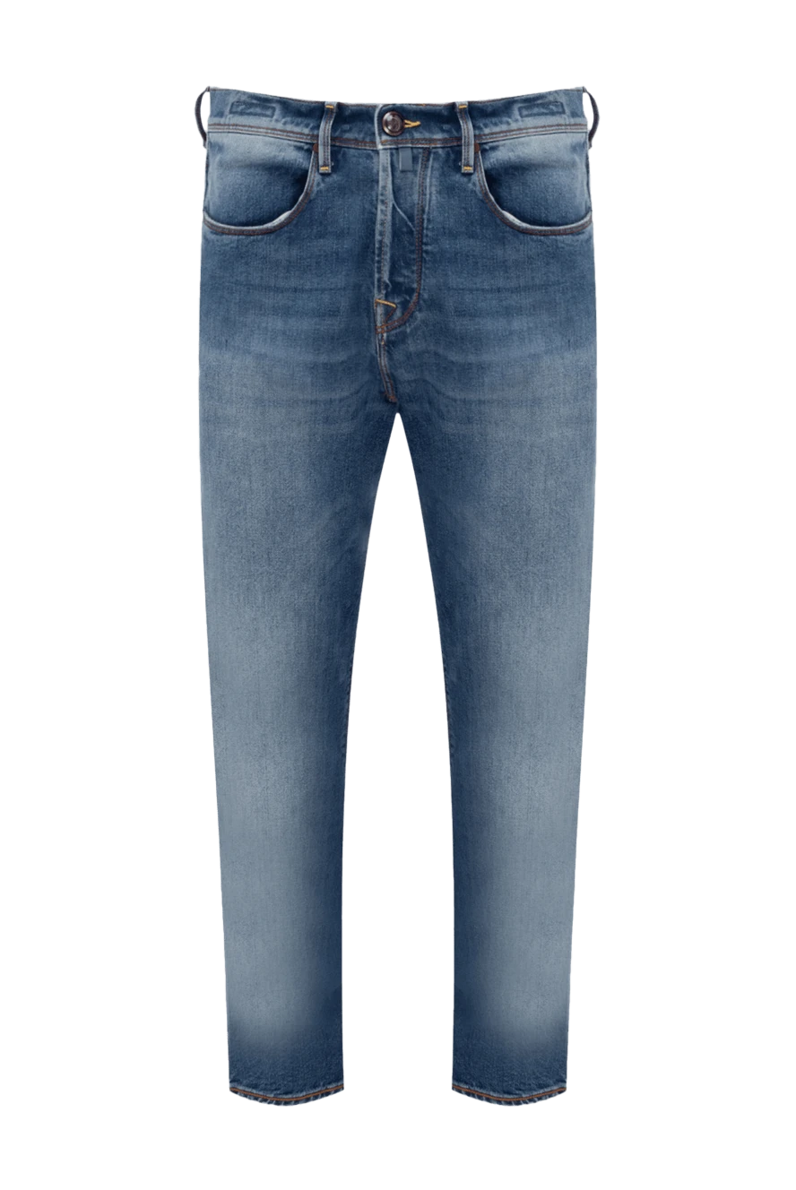 Jacob Cohen мужские джинсы из хлопка синие мужские купить с ценами и фото 148817