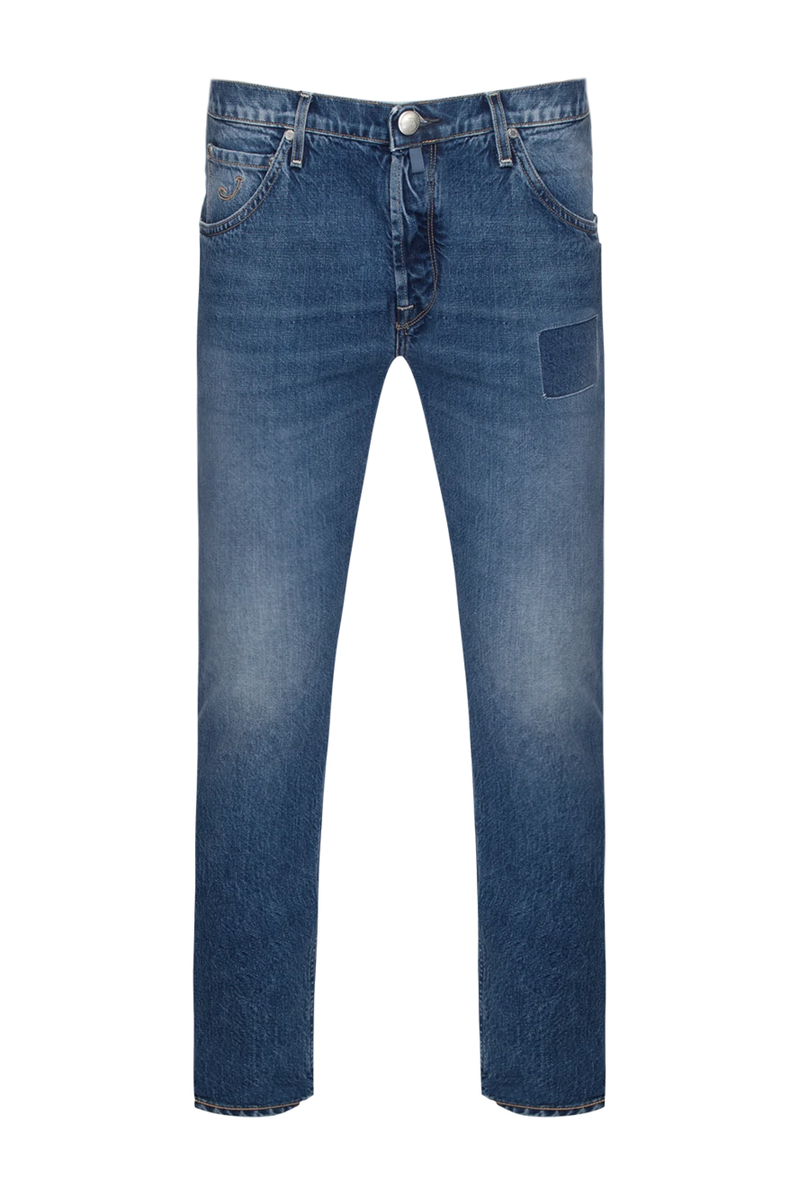 Jacob Cohen man blue cotton jeans for men 148826 - photo 1