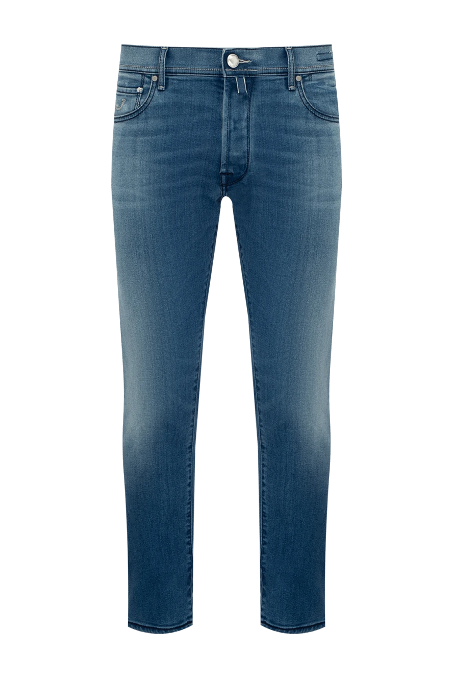Jacob Cohen мужские джинсы из хлопка синие мужские купить с ценами и фото 148851 - фото 1