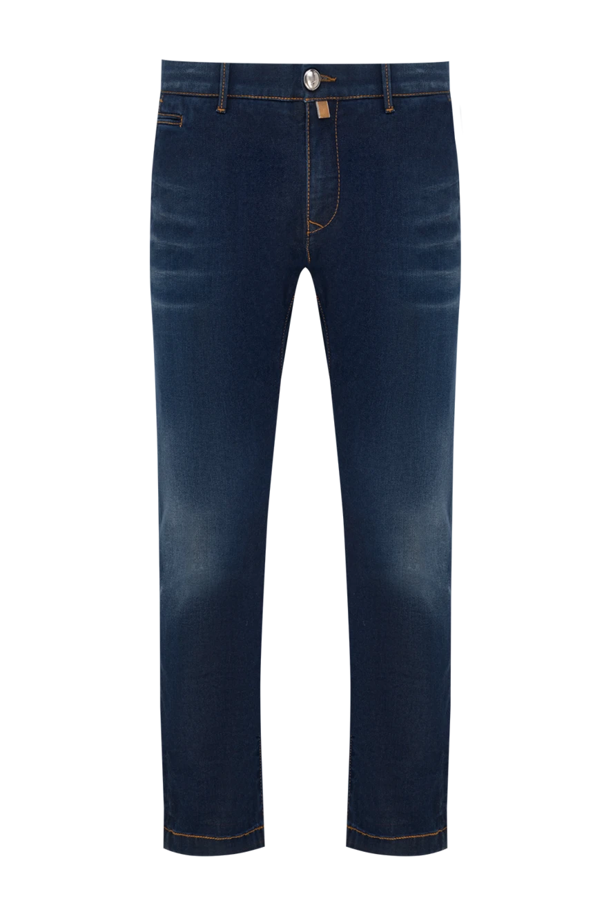 Jacob Cohen мужские джинсы из хлопка синие мужские купить с ценами и фото 148862 - фото 1
