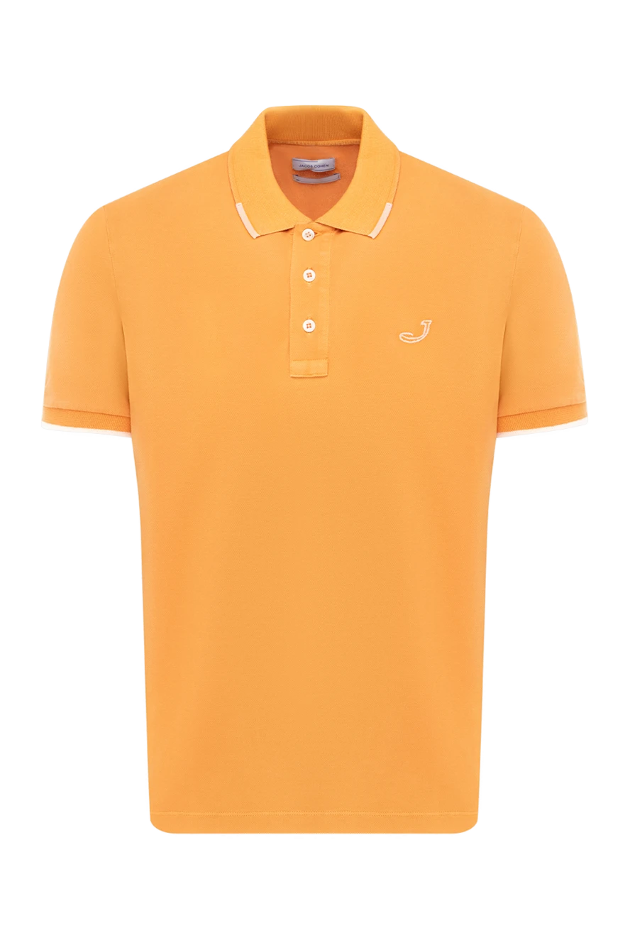 Jacob Cohen man orange cotton and elastane polo for men 148935 - photo 1