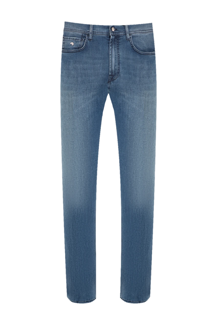 Stefano Ricci men's cotton jeans, deep blue 148996 - photo 1