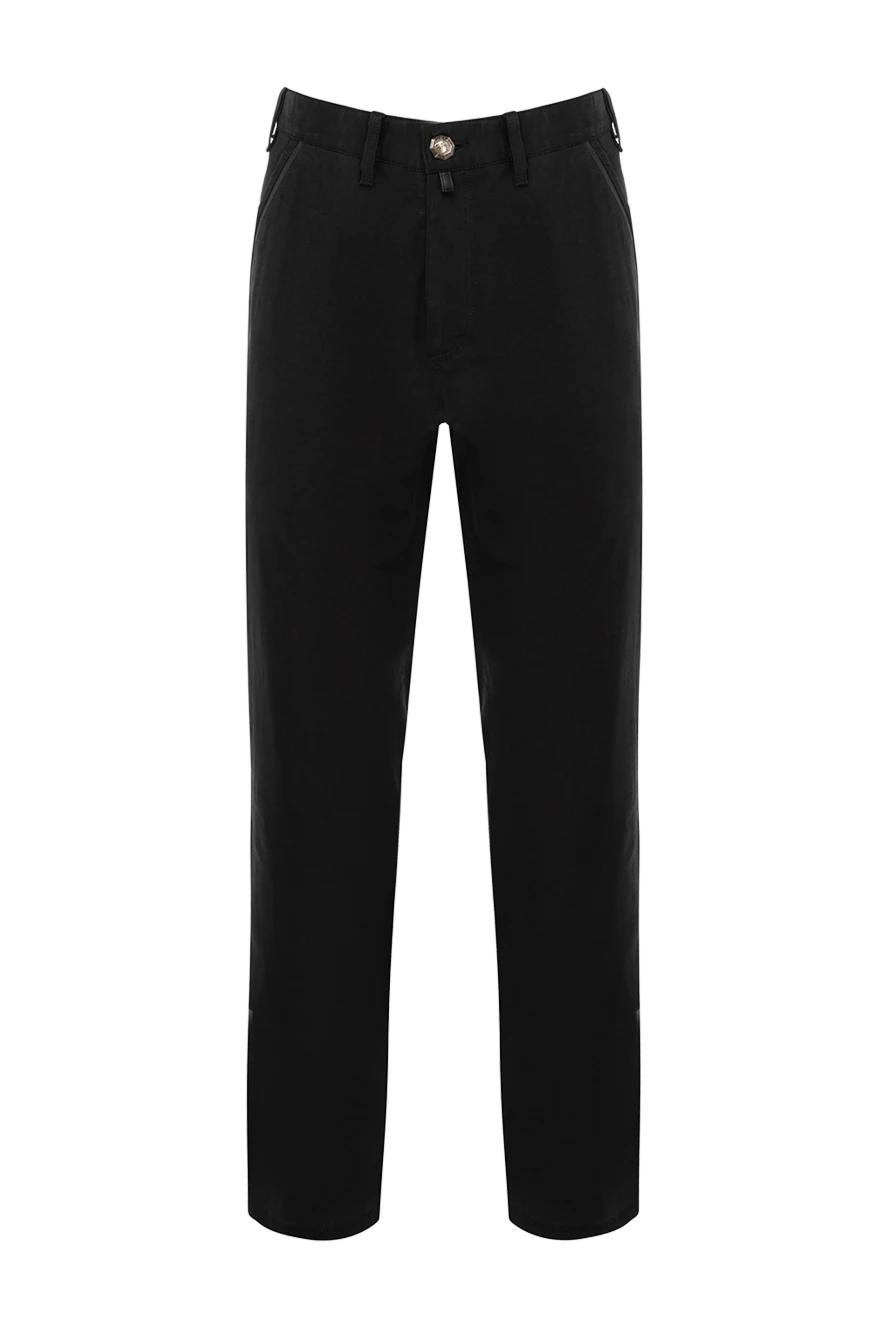 Stefano Ricci чоловічі сірі штани з контрастними вставками кишень 149047 - фото 1