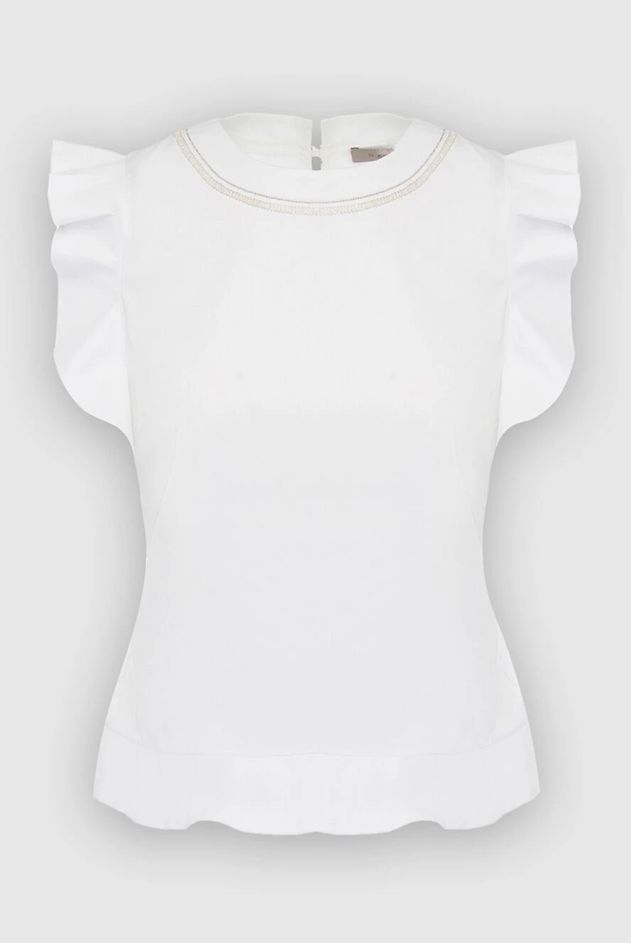 D.Exterior woman white women's cotton and polyester top buy with prices and photos 149799 - photo 1