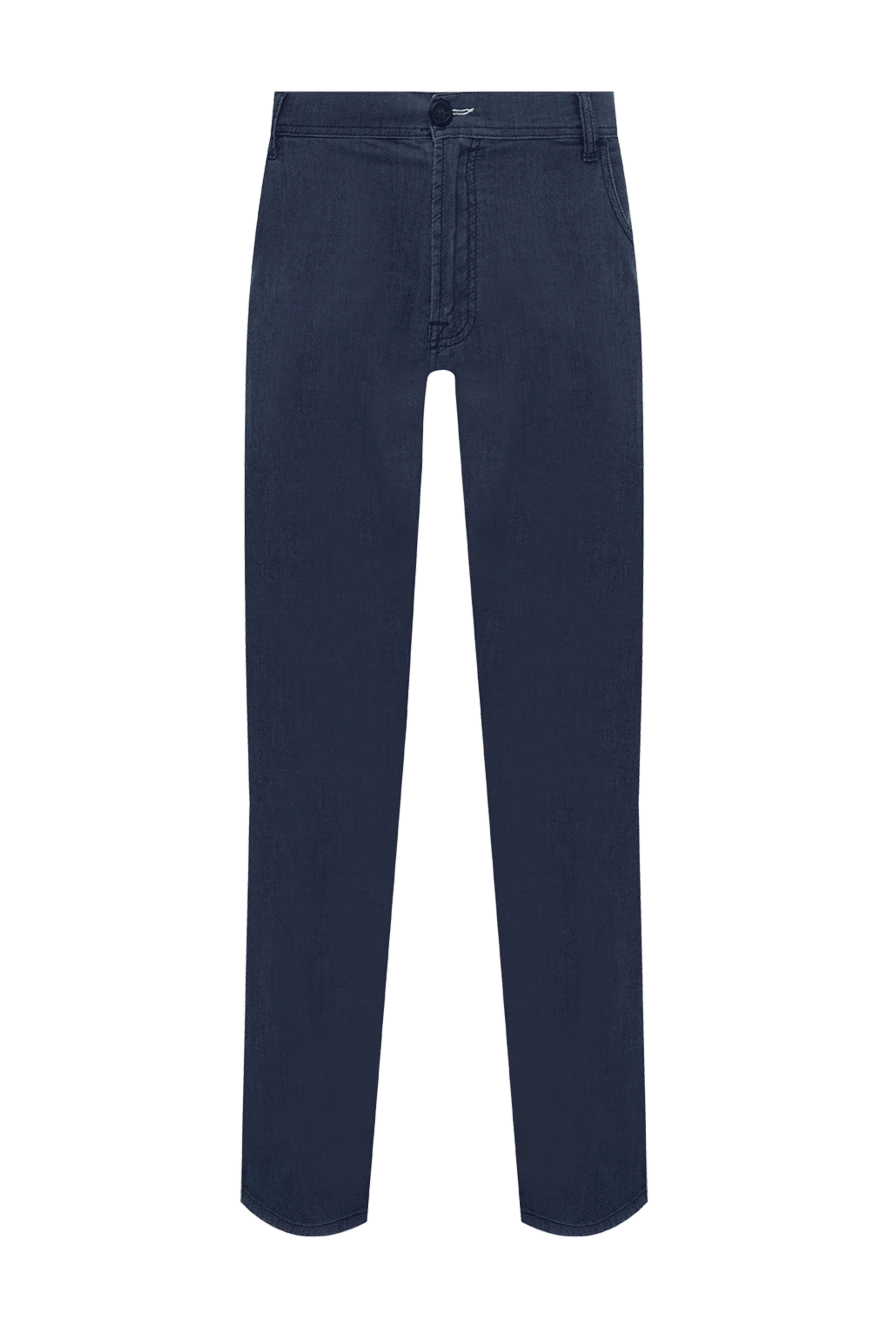 Scissor Scriptor мужские джинсы из хлопка и полиуретана синие мужские купить с ценами и фото 150421 - фото 1