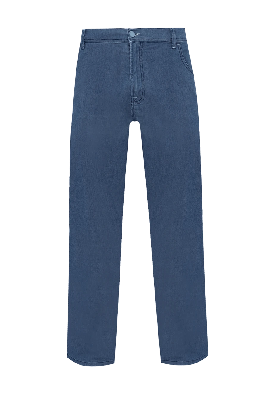 Scissor Scriptor мужские джинсы из хлопка и полиуретана синие мужские купить с ценами и фото 150425 - фото 1