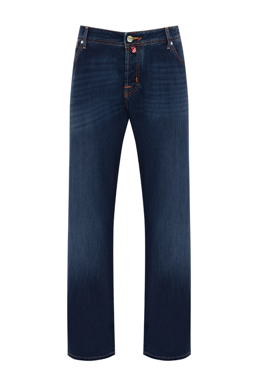 Jacob Cohen man blue cotton and polyester jeans for men 150547 - photo 1