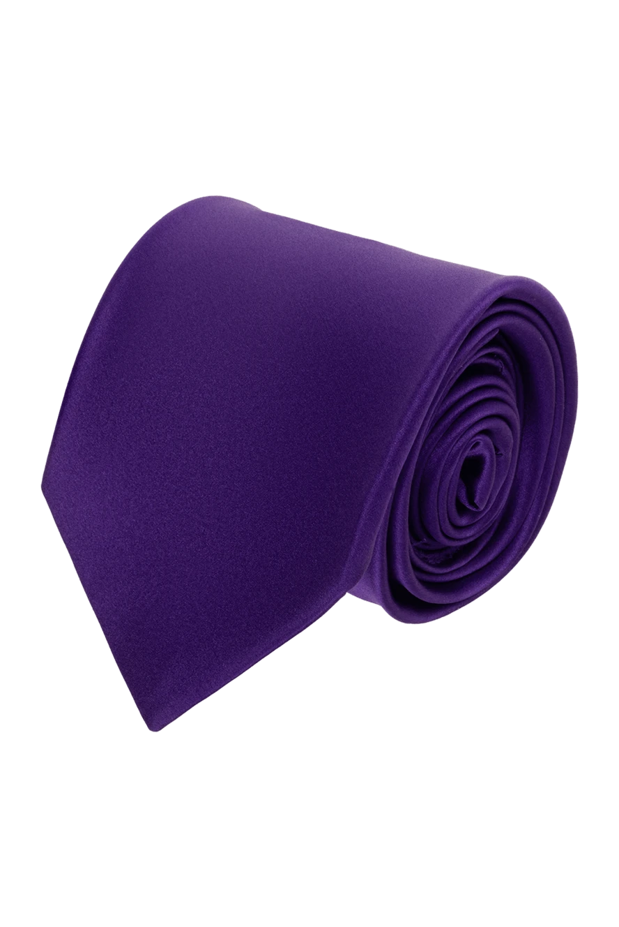 Italo Ferretti мужские галстук из шелка фиолетовый мужской купить с ценами и фото 150726 - фото 1