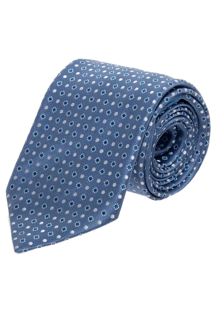 Italo Ferretti чоловічі краватка з шовку синя чоловіча купити фото з цінами 150728