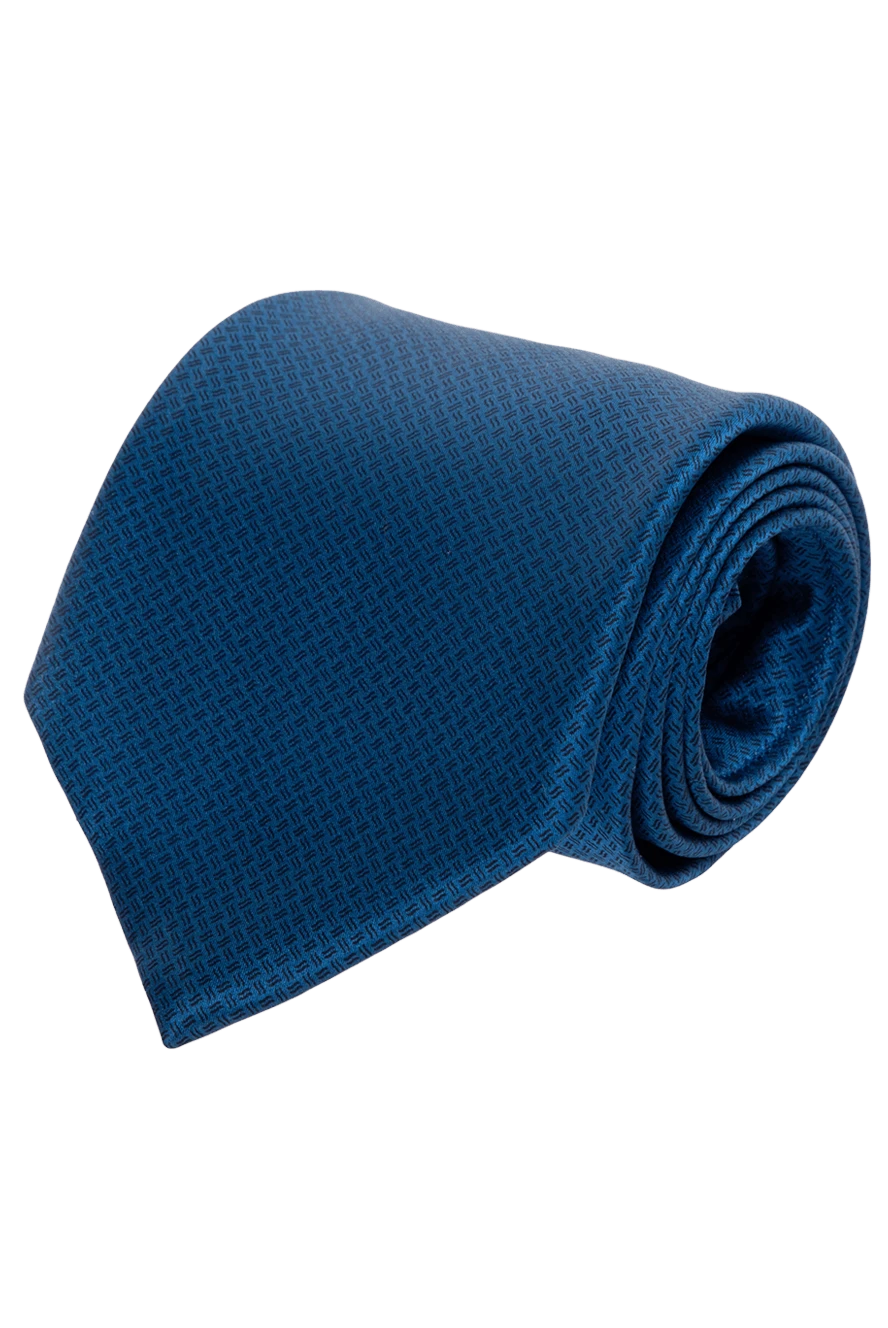 Italo Ferretti мужские галстук из шелка синий мужской купить с ценами и фото 150729 - фото 1