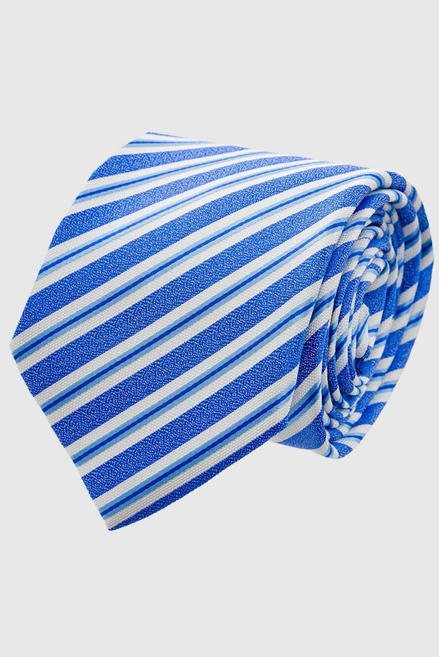 Italo Ferretti мужские галстук из шелка синий мужской купить с ценами и фото 150730 - фото 1