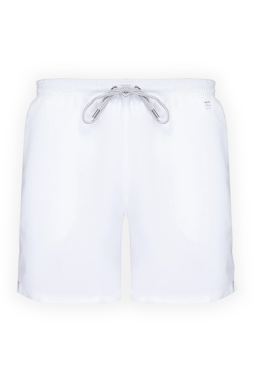 MC2 Saint Barth чоловічі шорти пляжні з поліестеру білі чоловічі купити фото з цінами 151520 - фото 1