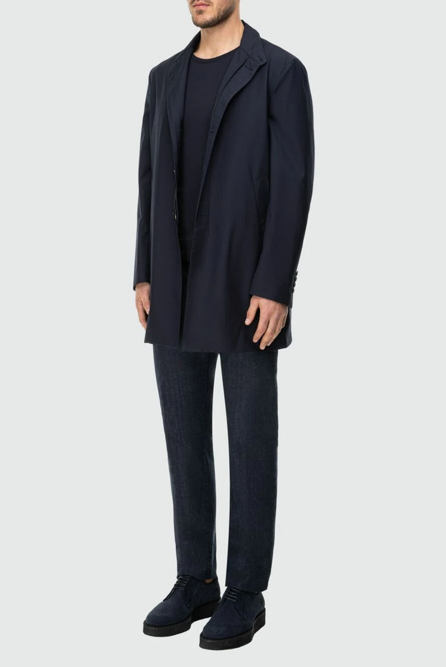 Montecore мужские пальто из полиэстера и вискозы синее мужское купить с ценами и фото 151564