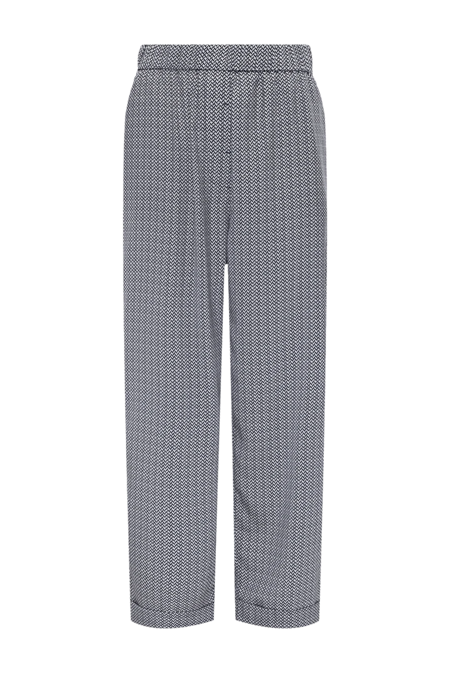 Peserico woman women's gray trousers with fancy print 151581 - photo 1