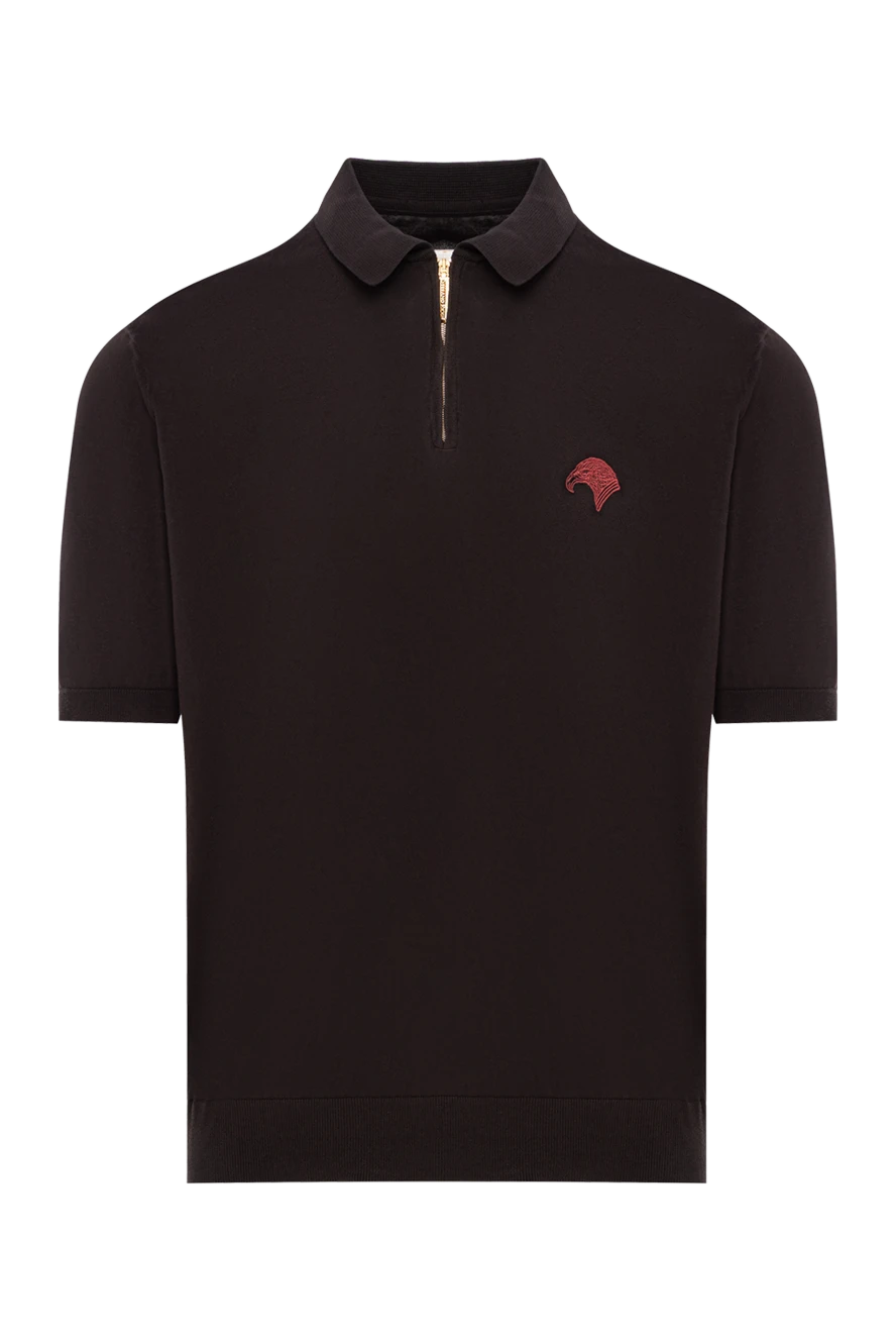 Stefano Ricci поло з бавовни червоне чоловіче 152233 - фото 1