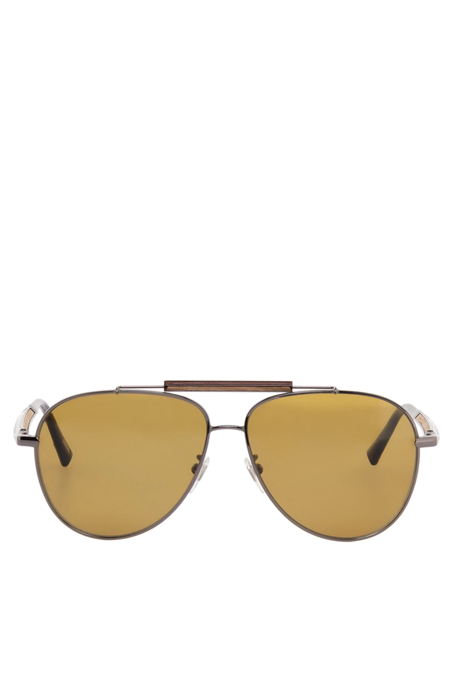 Chopard чоловічі окуляри для захисту від сонця з металу та пластику коричневі чоловічі купити фото з цінами 152352