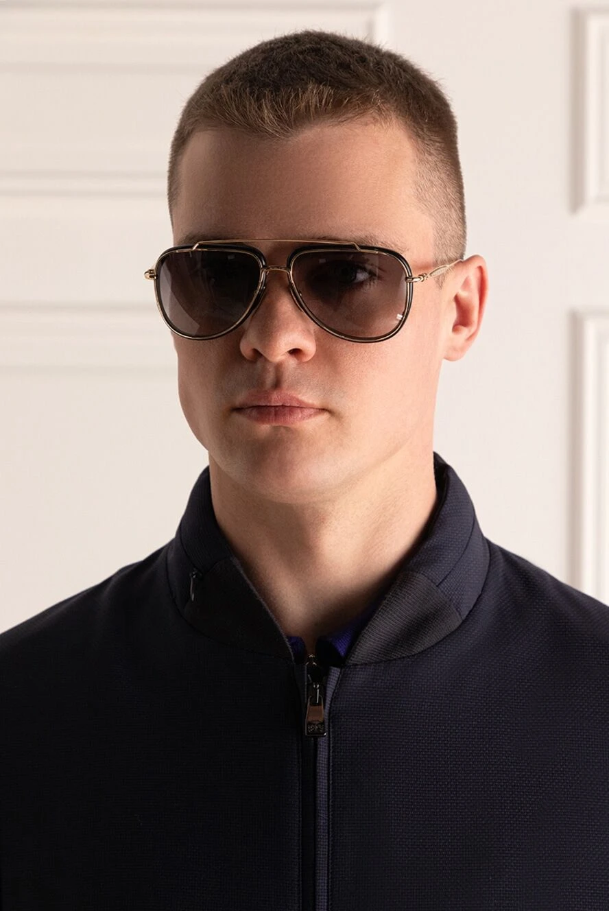 Chrome Hearts чоловічі окуляри для захисту від сонця з металу та пластику чорні чоловічі купити фото з цінами 152718