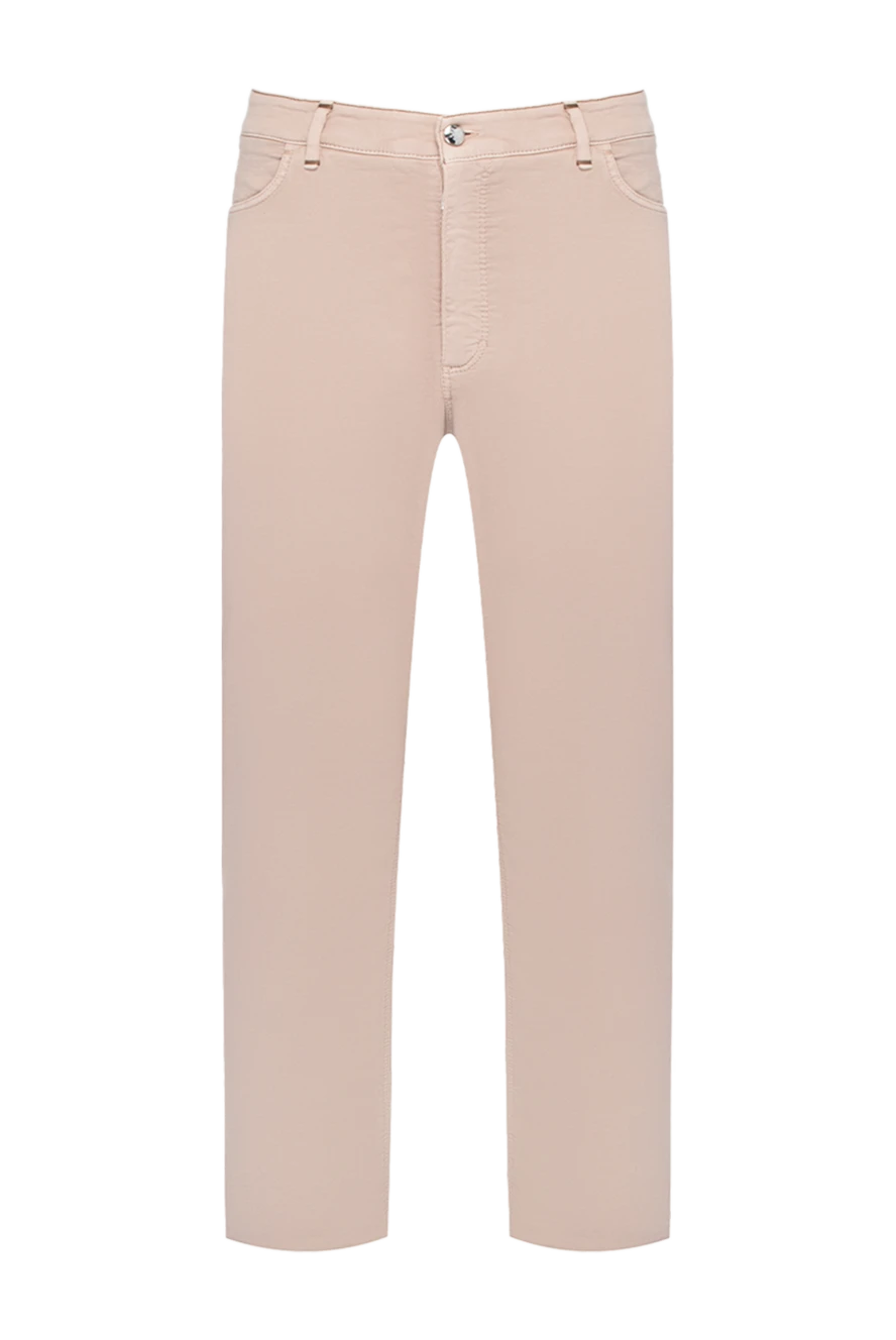 Zilli man beige cotton and silk pants for men 152806 - photo 1