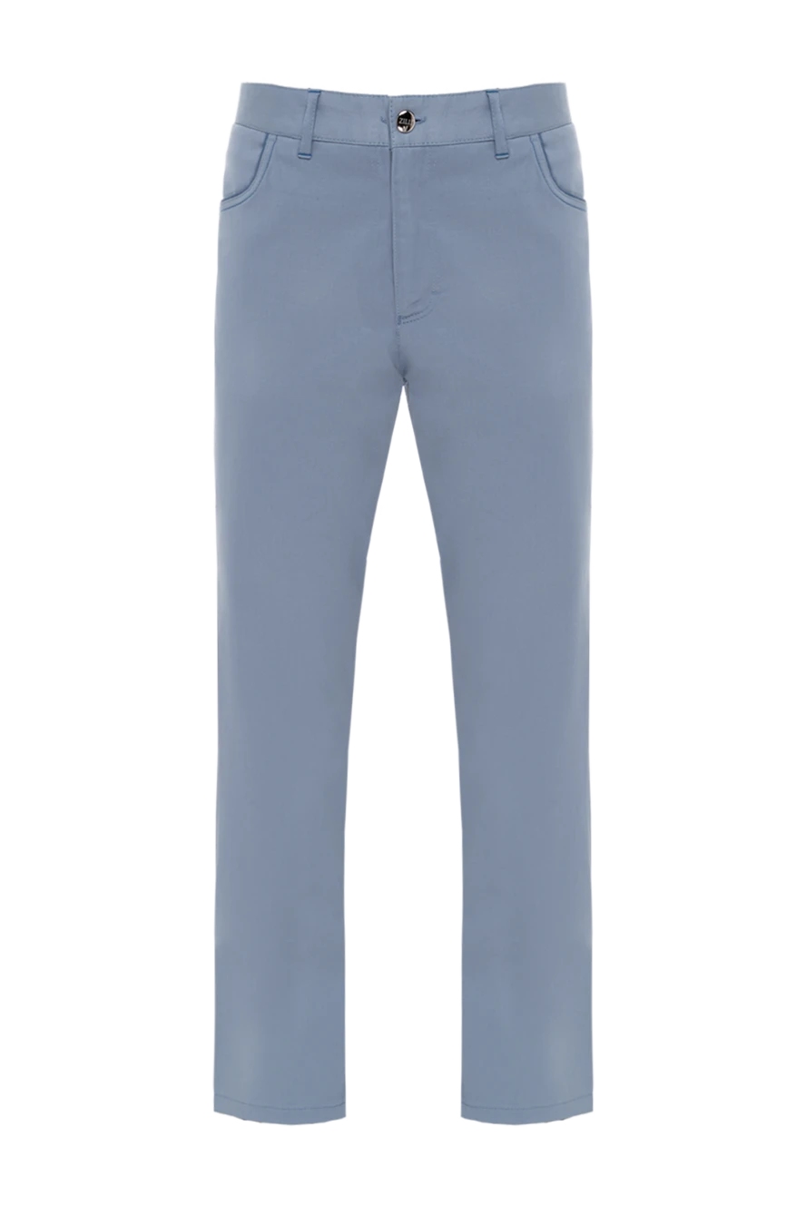 Zilli man blue cotton jeans for men 152830 - photo 1