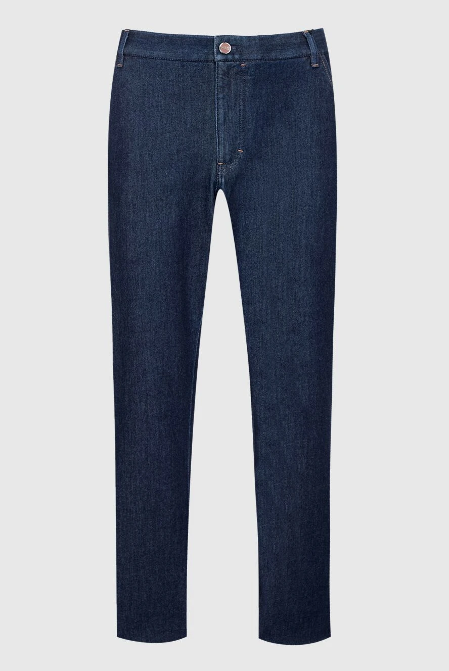 Zilli мужские джинсы из хлопка синие мужские купить с ценами и фото 152839 - фото 1