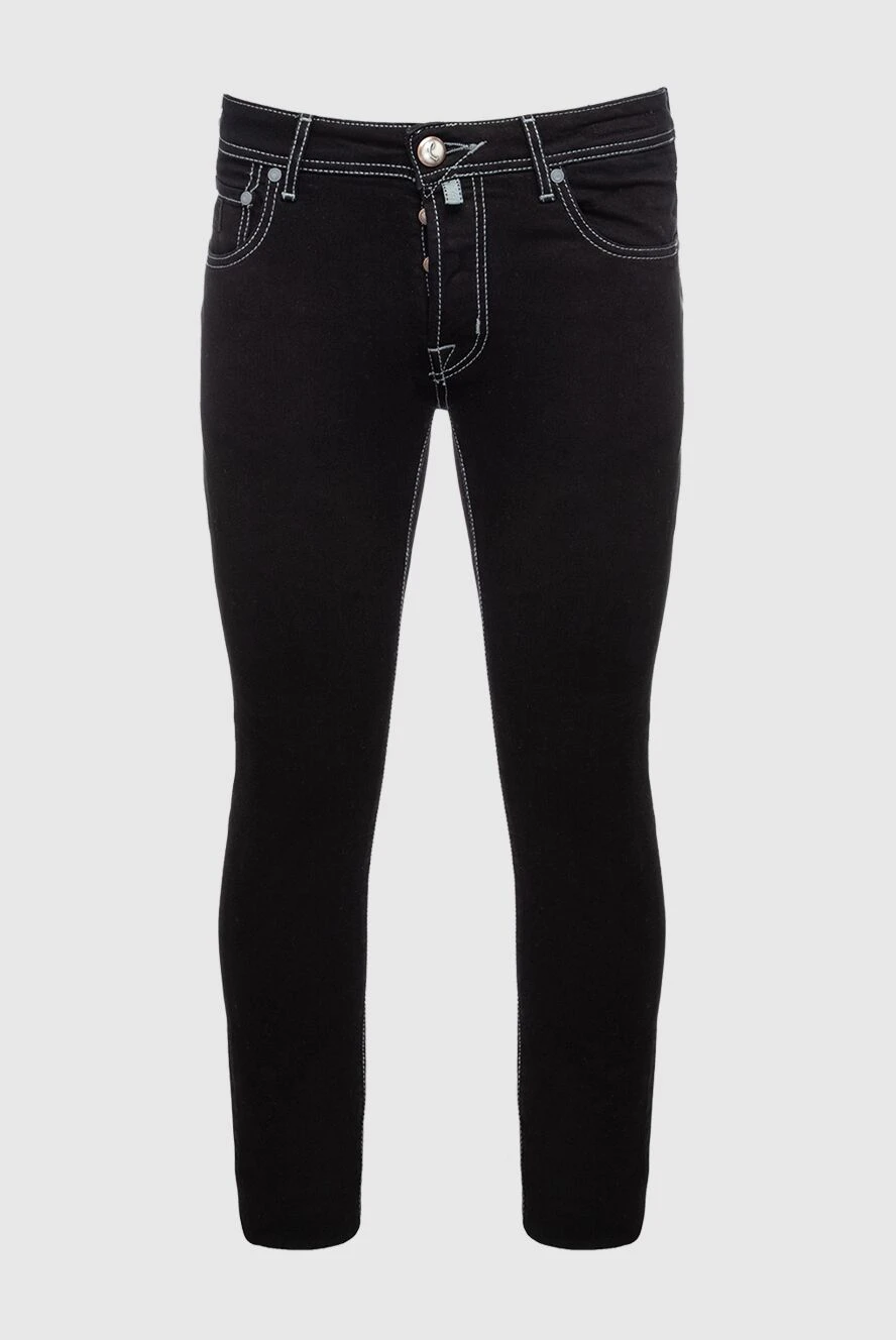 Jacob Cohen мужские джинсы из хлопка черные мужские купить с ценами и фото 153255