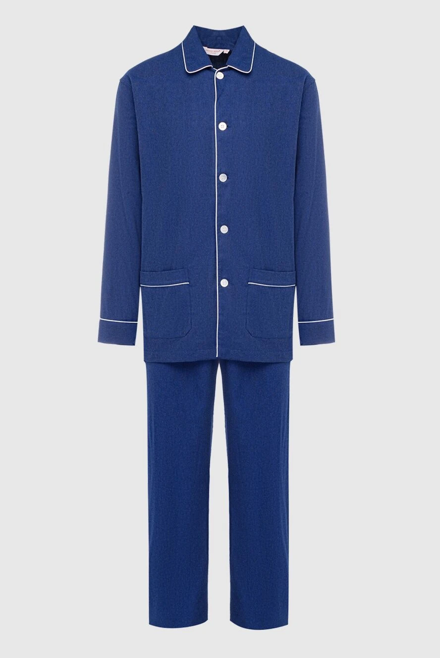 Derek Rose мужские пижама из хлопка синяя мужская купить с ценами и фото 153809 - фото 1