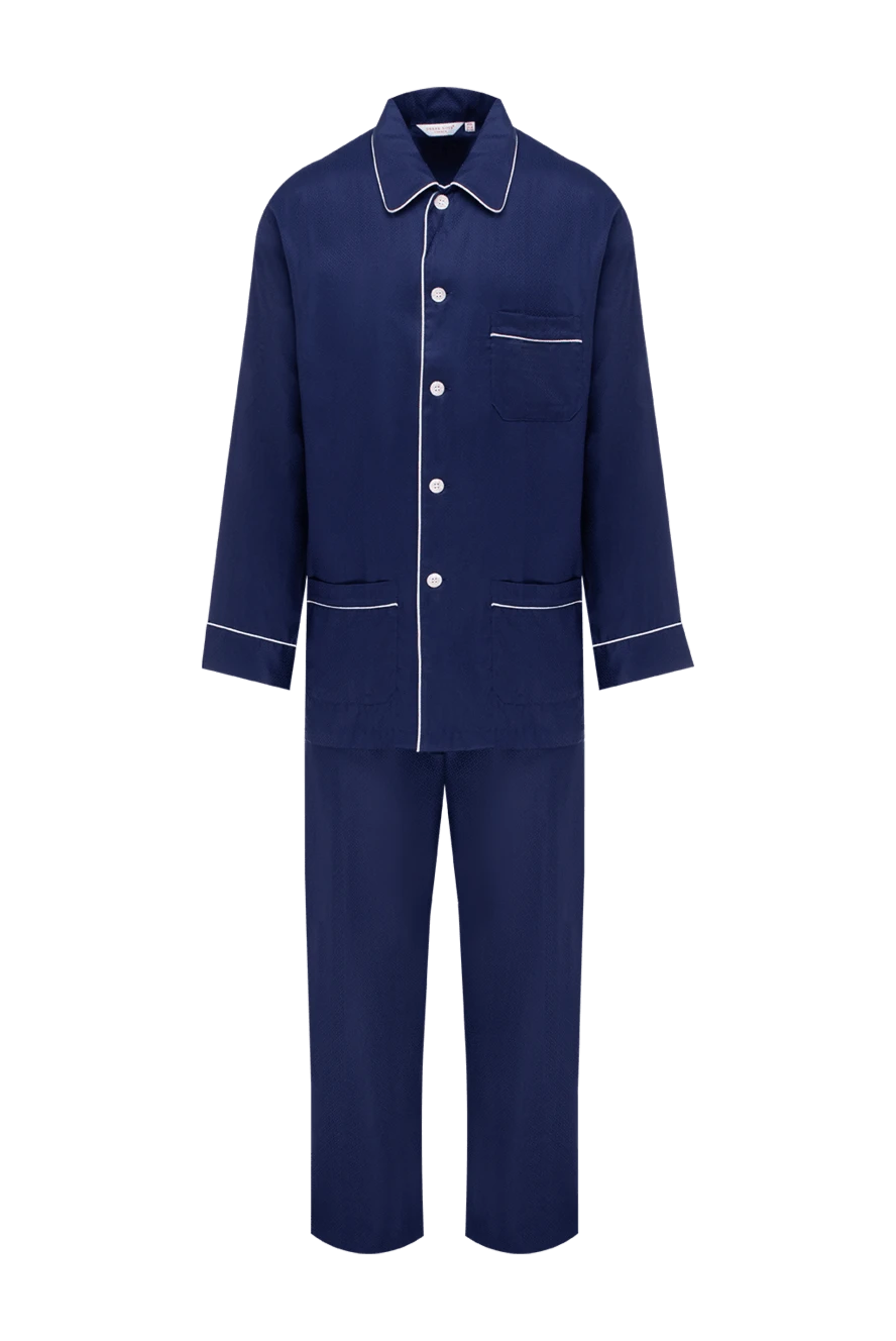 Derek Rose мужские пижама из хлопка синяя мужская купить с ценами и фото 153810 - фото 1