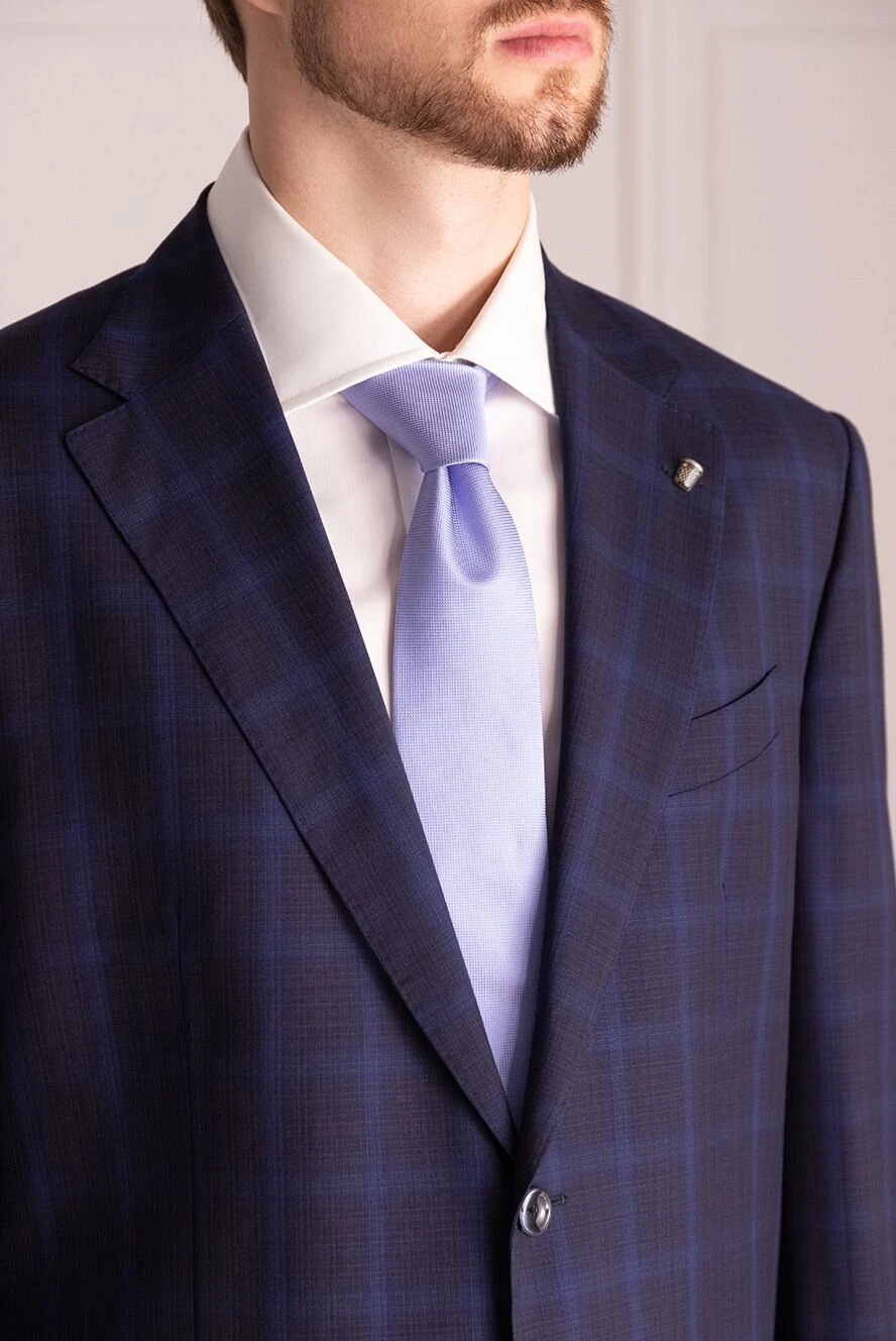 Corneliani чоловічі краватка з шовку фіолетова чоловіча купити фото з цінами 153837 - фото 2