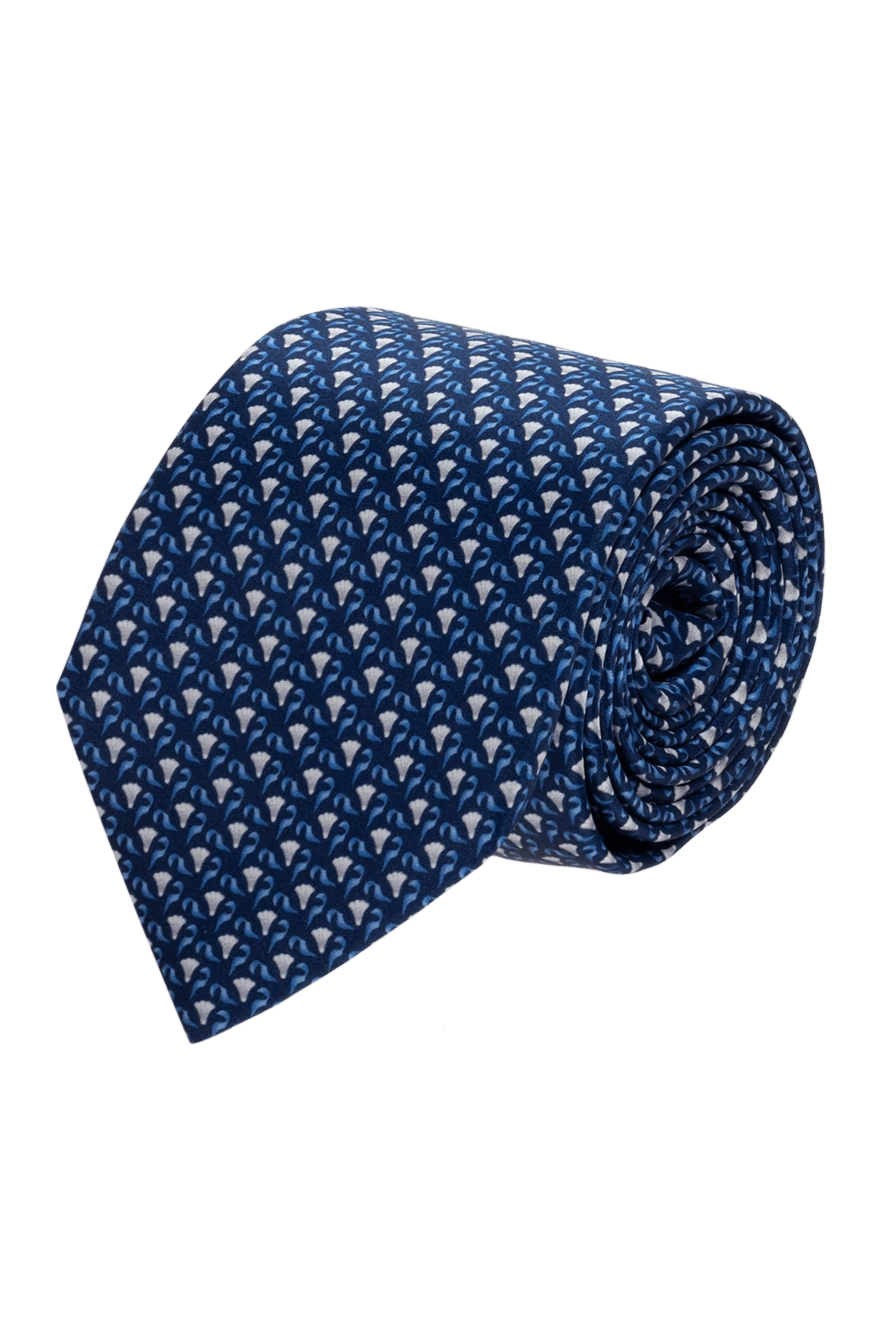 Corneliani мужские галстук из шелка синий мужской купить с ценами и фото 153841 - фото 1